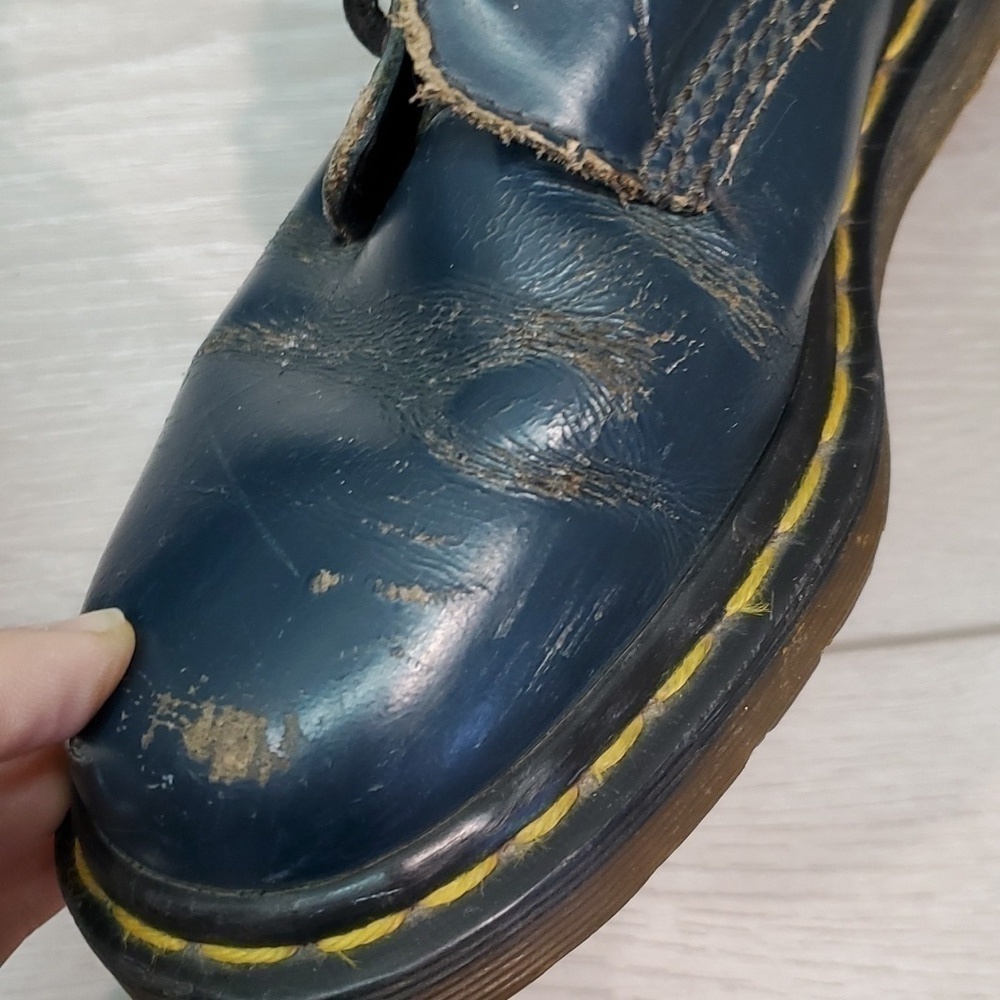 Vintage Doc Dr.Martens Womens The Original England Chunky Boots shoes UK5 US7 - Picture 8 of 14